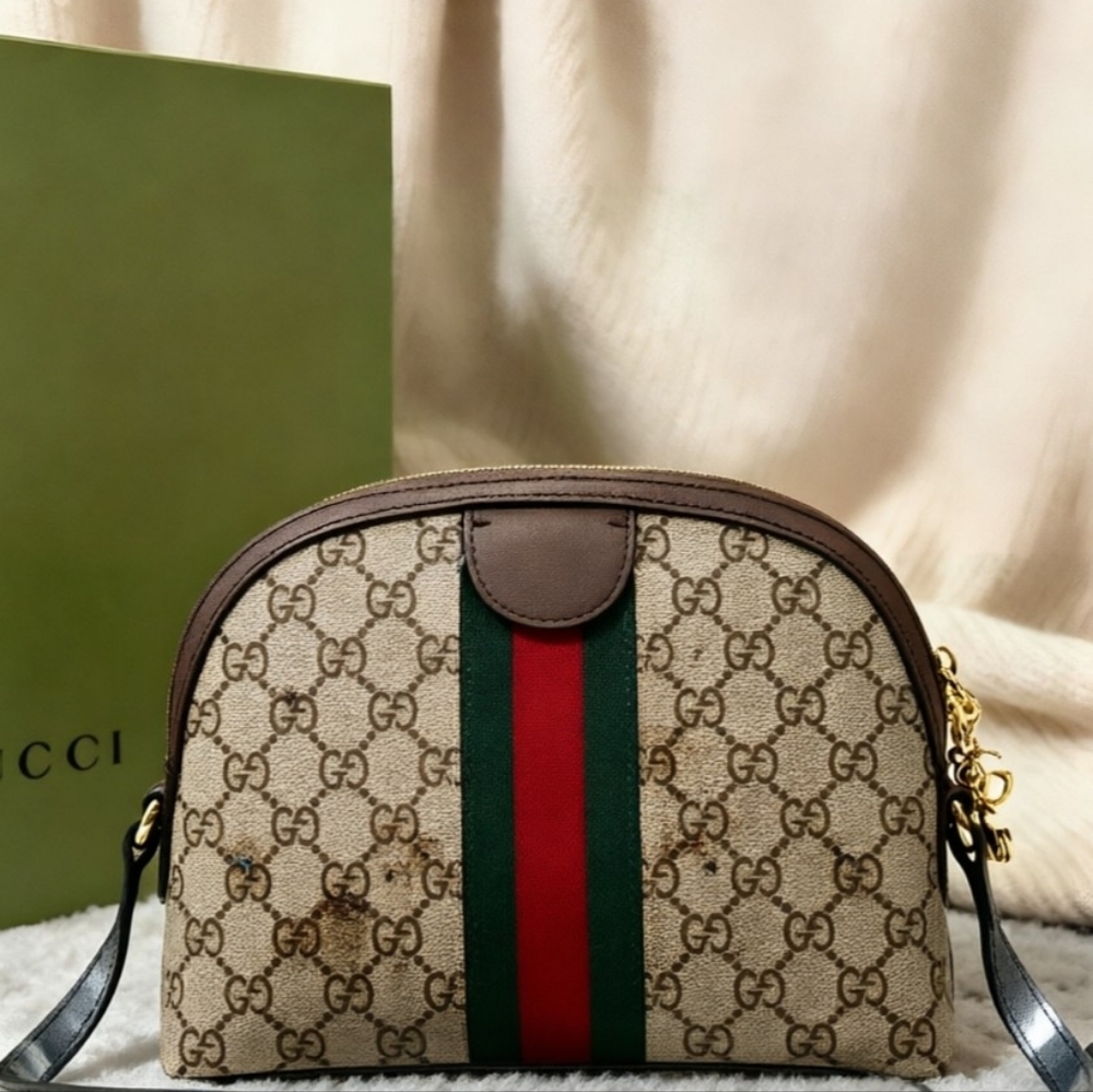 Gucci Ophidia GG Supreme Small Shoulder Bag - Picture 5 of 6